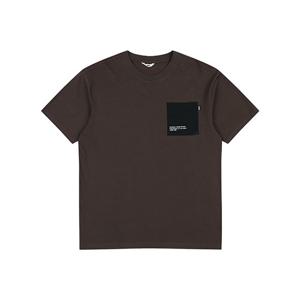 남)우븐 배색 포켓 16수 반팔 티셔츠 AO2WTS413-BR