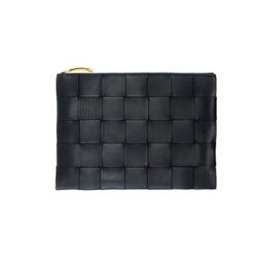 보테가베네타 인트레치아토 클러치 백 블랙 652931VCQC18425