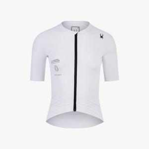 [스파이더] 여성 사이클 더턴 그래픽 반팔 저지 SPJPCNFT555WWHT