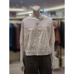 [트리아나] 소고 이중배색 브이넥린넨 니트가디건AK2TA38