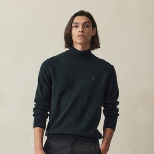 [브룩스브라더스] 울 하프넥 스웨터 (다크그린) (BBWUMB1013JEF)
