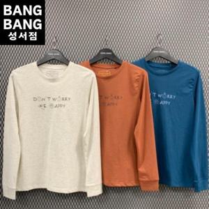 뱅뱅 HC04 가을 여성 소매 시보리 얇은 긴팔 티 NTK703