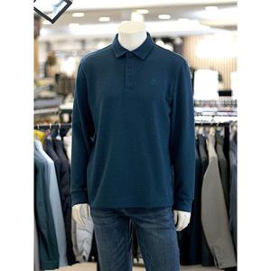 크로커다일 세이브존03 [크로커다일] 간절기 조직감 긴팔 카라 티셔츠 AGCDAAATS4454A