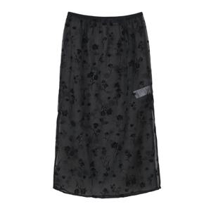 [에이비에프지]시스룩 H라인 롱 스커트 APY4QS37J