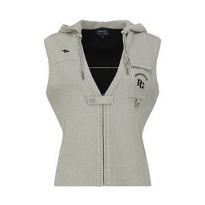 [파리게이츠] (521D3SV201)여성 더블페이스 브이넥 후드 니트 베스트