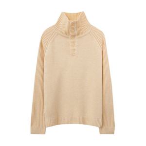 [피클][남성] 울 버튼 사면 목폴라 니트 PNDBKT03DS1