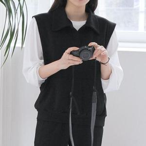 빅사이즈 411 캥거루면조끼베스트 DDAT019