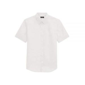 띠어리 반팔 셔츠 N0373502100 WHITE DOM