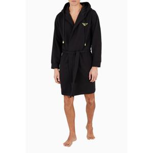 [엠포리오 아르마니 언더웨어]남성 이글 엠브로이더리 후드 가운 (0814341001)