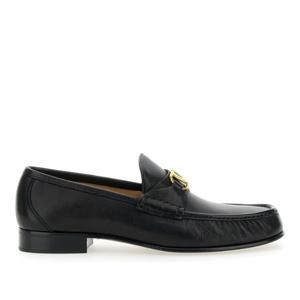 발렌티노 V로고 시그니처 가죽 로퍼 6Y2S0J68 MIL0NO