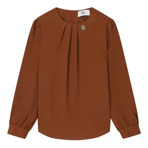 [베스띠벨리]플리츠메탈장식블라우스 BJBAI2412CA_DG