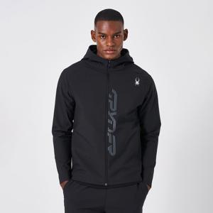 [스파이더] 남성 더블 페이스 트레이닝 후드 집업 SPKPCNFT203MBLK