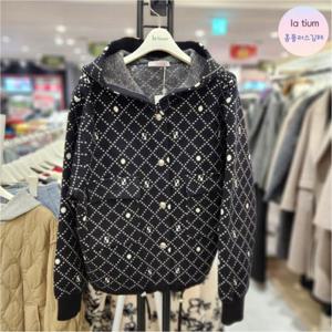 라티움 HC03 여성 팔넓고 편하고 예쁜 단추형 후드가디건 L55 P1CD11 99