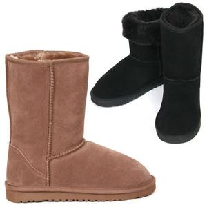 [옷자락]여자 털부츠 FW 코지 방한 미들 레인부츠 부츠