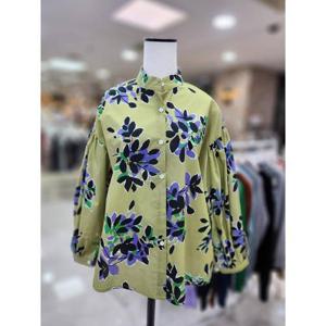 스테파니 세이브존08 차이나 카라 플라워 셔츠 A25SH5114