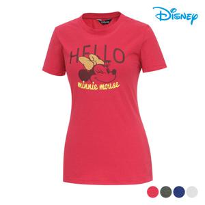 [디즈니골프] 여성 캐릭터 반팔 라운드 티셔츠 DO2LTR092