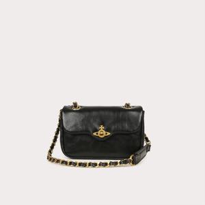 [비비안웨스트우드]비비안웨스트우드 직수입 아니타 샤인 숄더백 블랙(VPSCBA0001)