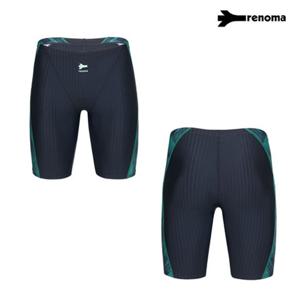 [레노마수영복]남성 실내 지오메트리 4부 수영복 딥그레이-RN-MS2F806-DG