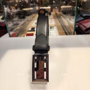 듀퐁셔츠 TE5SMBTAB108TBK 25년 신상 브로이어 남성 소가죽 블랙 자동 벨트(선물추천)