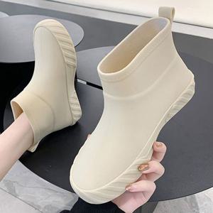 스타일리쉬한 미들 레인 부츠 장화 DO1109