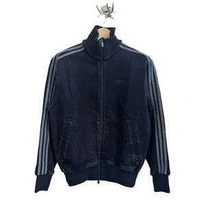 남성 아디다스 아디컬러 데님 파이어버드 트랙탑 트루 블랙 데님 - KR 사이즈 JC6717