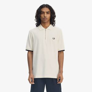 [Sharp] 크레이프 피케 집 넥 셔츠 - 에크루 AFPM2519886-560