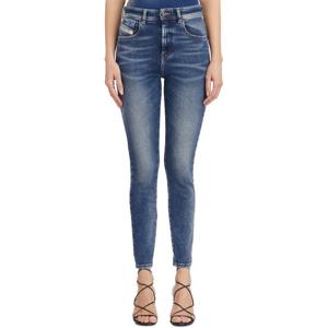 디젤 하이웨이스트 스키니 디스트레스 진 LA03597007Y901 Blue