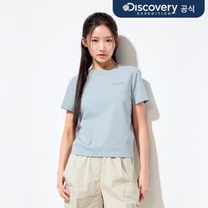 프레시벤트 여성 스몰그래픽 반팔티셔츠 (L. SKY BLUE)  DWRS94053-SBL