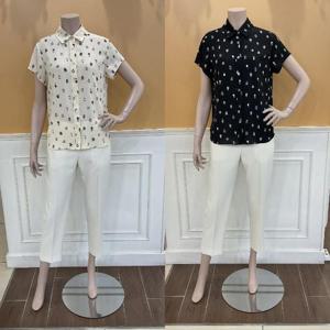 BCBG M백화점 퍼품 프린트블라우스 B5B4B488