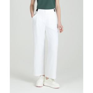 헤지스 골프 여성 25SS 화이트 여성 와이드 팬츠 HWPA5B314OW