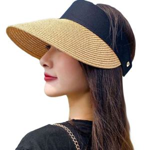 여성 햇빛차단 라탄 썬캡 데일리 신상 여름 챙모자