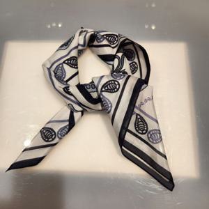 듀퐁셔츠 TE5SM63KS300TWH 25SS 듀퐁 스카프 간절기용 실크 숏 듀퐁 넥카프