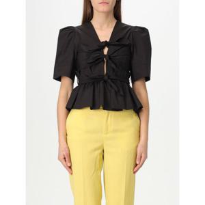 가니 블라우스 W0378099 BLACK DOM