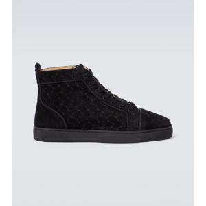 크리스찬루부탱 Louis 스웨이드 하이탑 스니커즈 P00896184