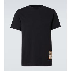 버버리 Burberry Check 코튼 티셔츠 P01014613