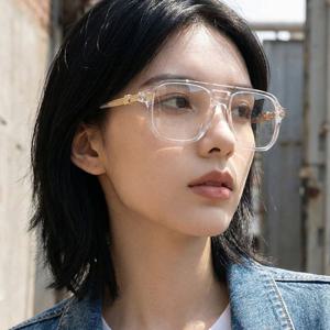 필립플레인 안경테 VPP084 075G 명품 투브릿지 투명 뿔테 보잉 패션 PLEIN STUD