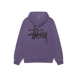 스투시 베이직 피그먼트 다이드 후드 그레이프 1925001