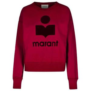 Isabel 마랑 에뚜왈 Moby 로고 프린트 크루넥 스웨트셔츠 SW0011FBB3M07E 40RY TP934865703