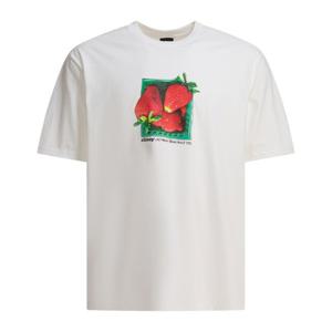 스투시 화이트 스트로베리 그래픽 티셔츠 19051081201 WHITE