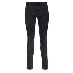 Balmain 로고 디테일 스키니 진 XH1MG065DB67 0PC TP944636417