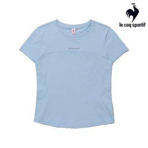 [르꼬끄] 여성 애슬레저 슬림핏 듀얼플렉스 반팔티 QQ322ORS82_LBL