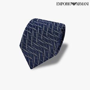 [엠포리오 아르마니]남성 슬래시 패턴 실크 타이(A515351005)