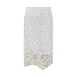 버버리 미디 스커트 8067787 A1462 OPTIC WHITE