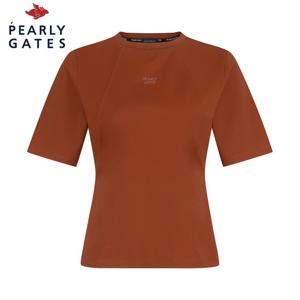 [파리게이츠] 파리게이츠 여성 배색 라인 냉감 반팔 티셔츠 521E3TR104_BR