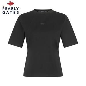 [파리게이츠] 파리게이츠 여성 배색 라인 냉감 반팔 티셔츠 521E3TR104_BK