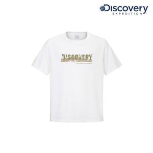 디스커버리 (DXRS35054_WHS) 로고변형 그래픽 반팔티셔츠 DXNW