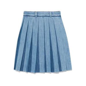 미우미우 데님 스커트 GWD279 17GGF0076 Light Blue