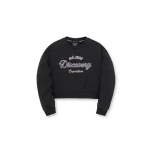 디스커버리키즈긴팔티 AQS DKTR15044-BKS 여아 세미크롭 트레이닝 맨투맨