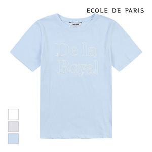 [에꼴드파리][에꼴드파리] 영문프린트 반팔티셔츠_RB25CTC033Z (