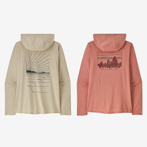 파타고니아코리아 ( 45535Q7 ) 우먼즈 캐필린 쿨 그래픽 후디 셔츠 SC